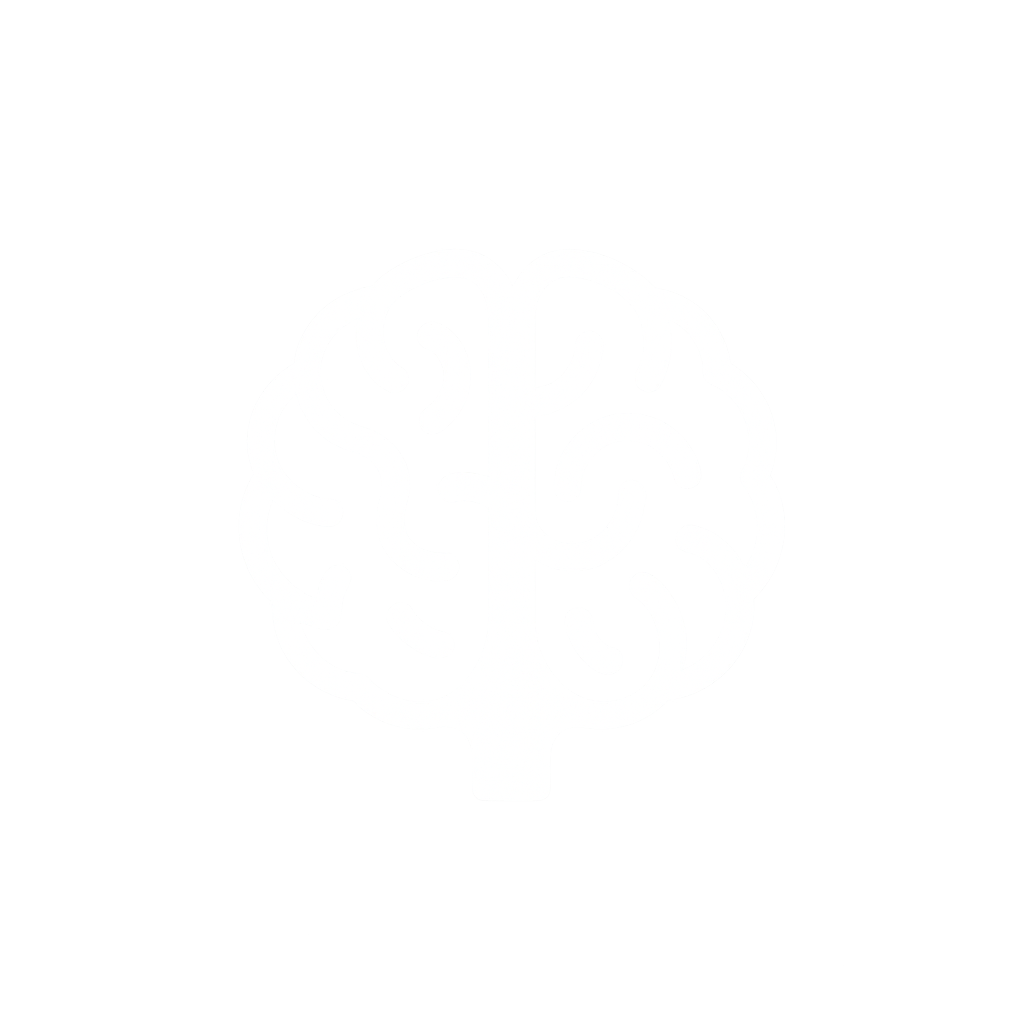 AI generated image of a brain with network connections